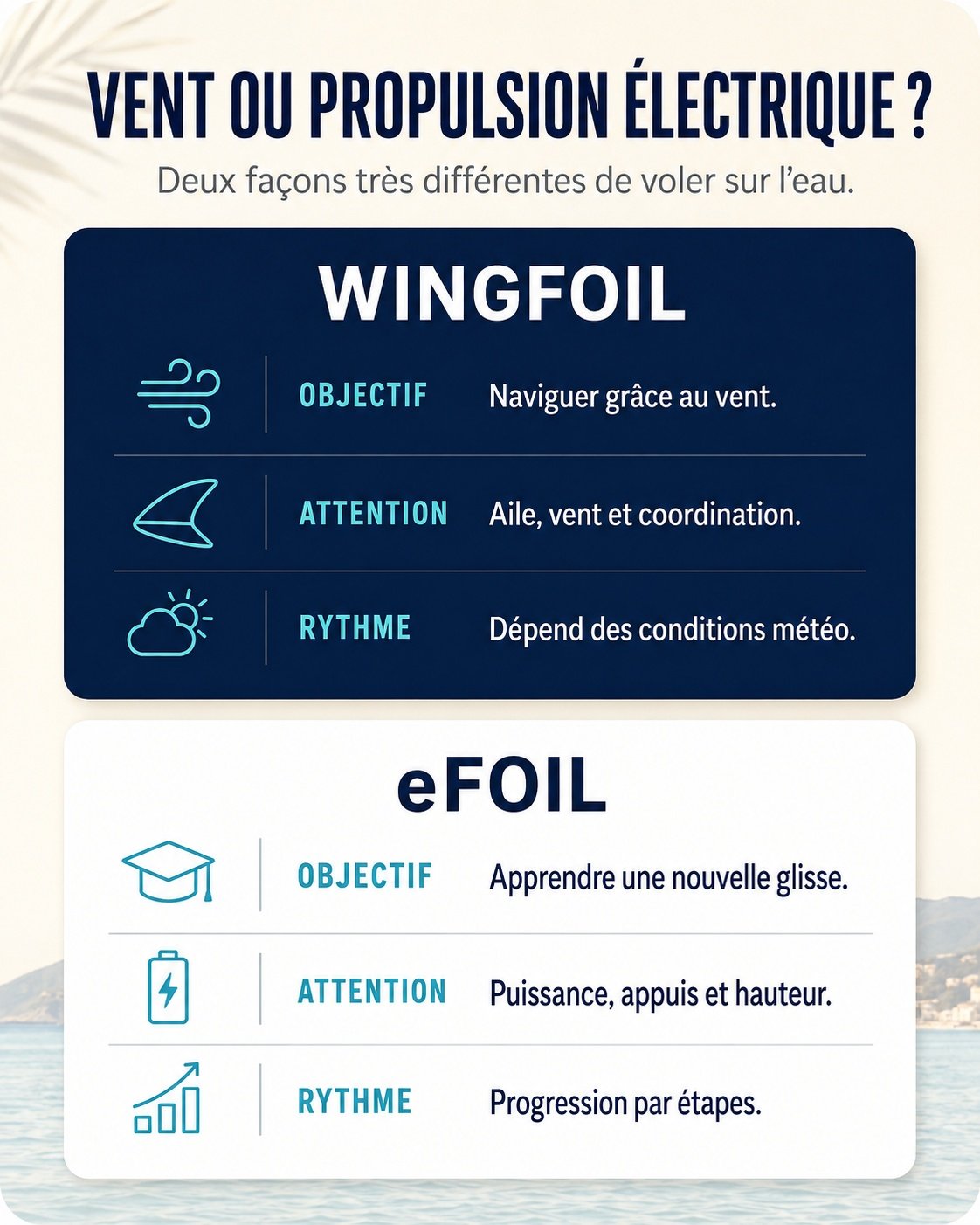 eFoil visual guide