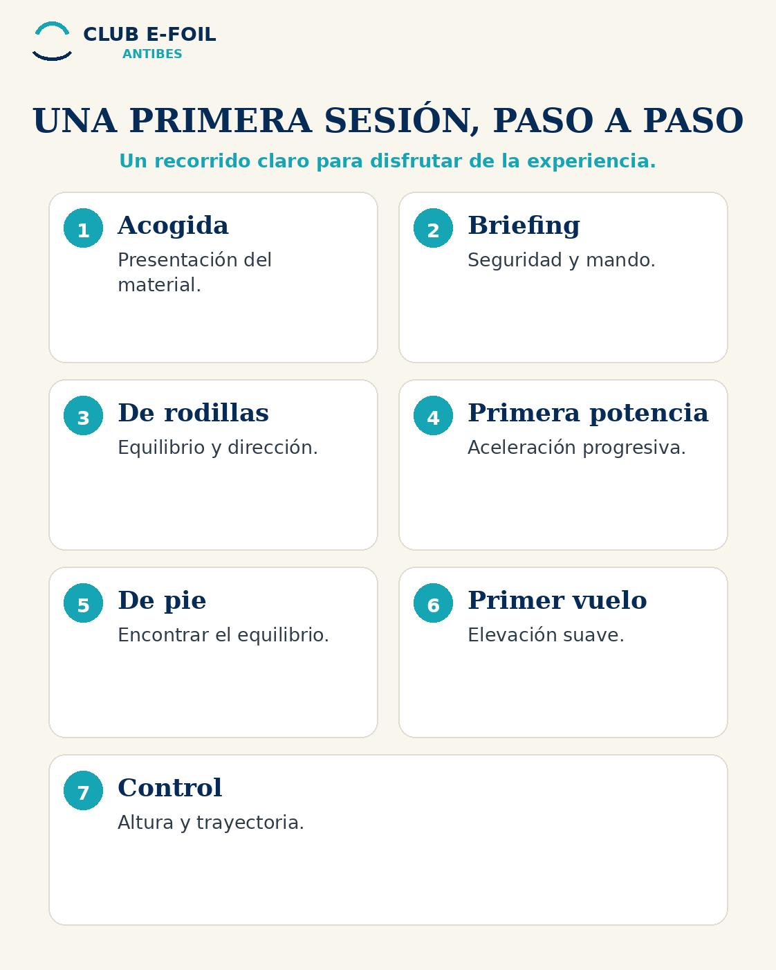 Guía visual del eFoil